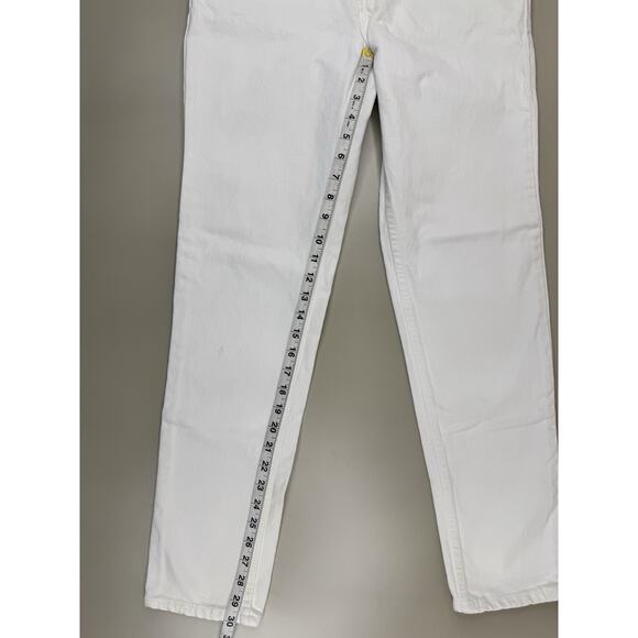 Vintage ‘94 Levi's 512 Jeans Womens 7 White Slim Fit Tapered Leg 90s Made in USA - Picture 2 of 16